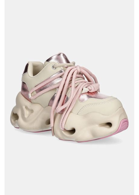 Goe sneakers din piele femei culoarea bej rr2n4035