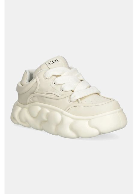 Goe sneakers din piele femei culoarea bej rr2n4043