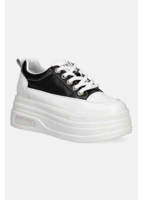 Goe sneakers din piele femei culoarea negru rr2n4085