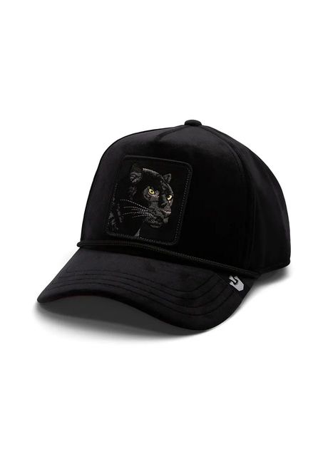 Goorin bros apc panther royalty culoarea negru cu imprimeu 101 1569