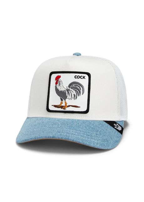 Goorin bros apc rooster fan institution ball club culoarea alb cu imprimeu 101 2113