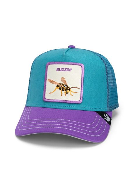 Goorin bros apc the buzzin bug culoarea turcoaz cu imprimeu 101 1933