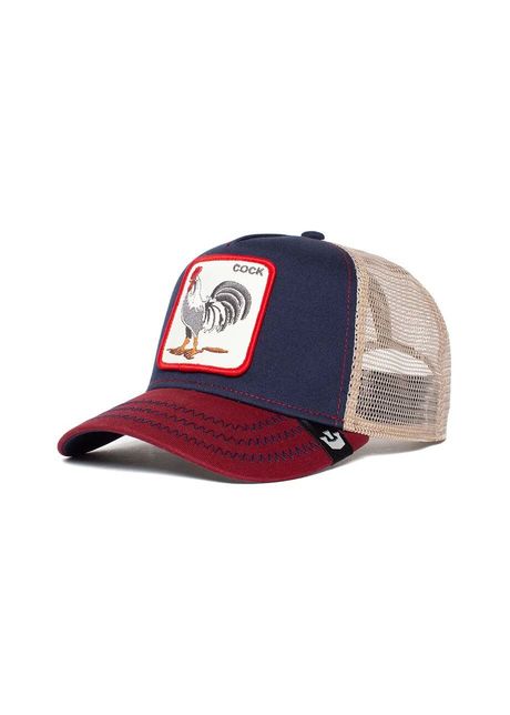 Goorin bros caciula culoarea albastru marin cu imprimeu