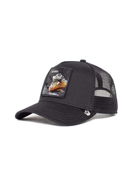 Goorin bros sapca culoarea negru cu imprimeu
