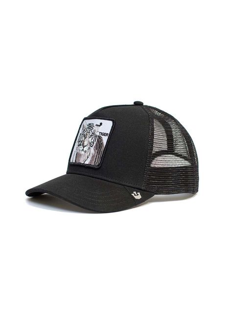 Goorin bros sapca culoarea negru cu imprimeu