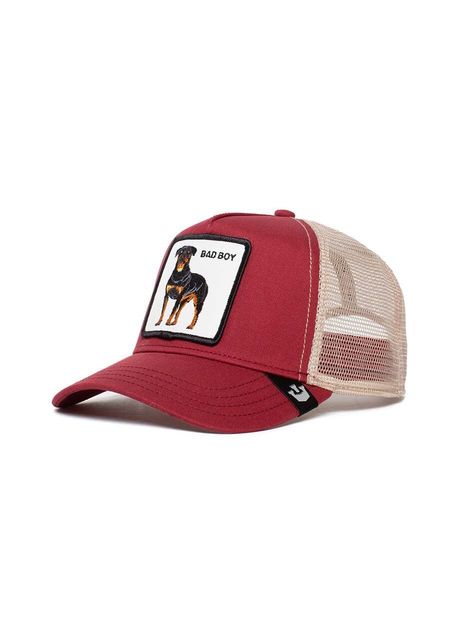 Goorin bros sapca culoarea rosu cu imprimeu