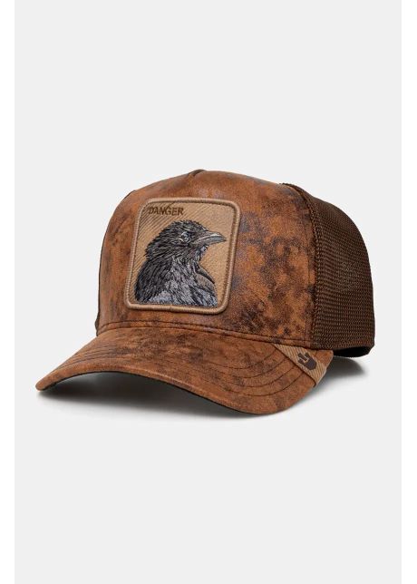 Goorin bros sapca storm crow culoarea maro cu imprimeu 101 1630