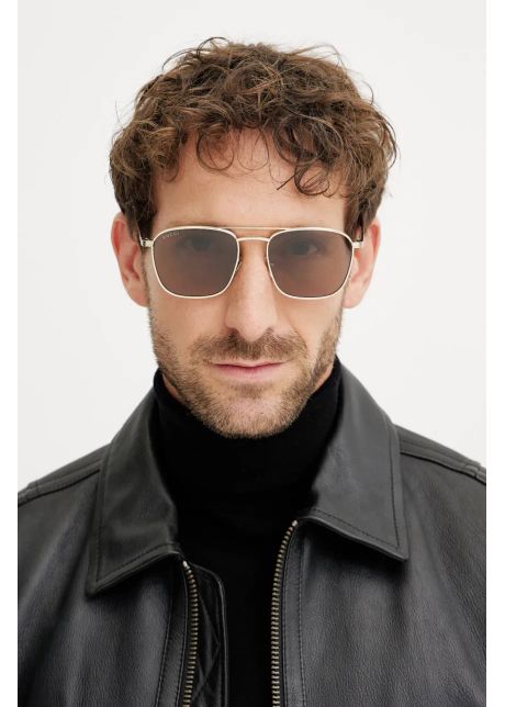 Gucci ochelari de soare barbati culoarea auriu gg1881s