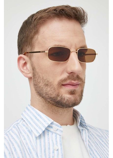 Gucci ochelari de soare barbati culoarea galben