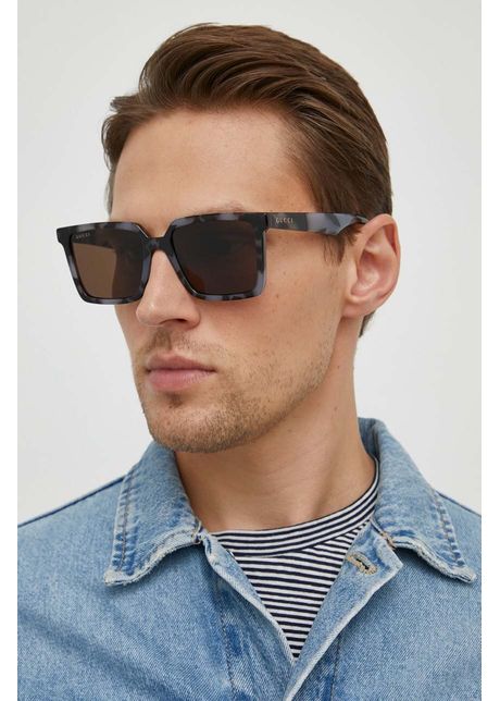 Gucci ochelari de soare barbati culoarea gri