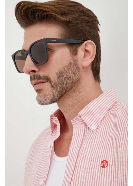 Gucci ochelari de soare barbati culoarea gri gg1346sk