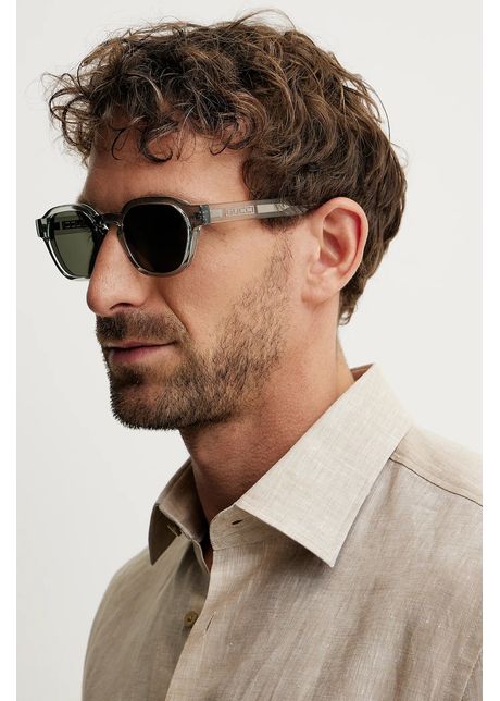 Gucci ochelari de soare barbati culoarea gri gg1730s
