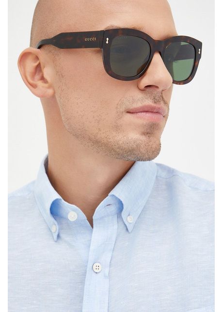 Gucci ochelari de soare barbati culoarea maro