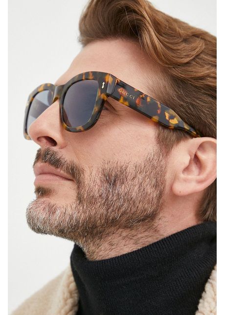 Gucci ochelari de soare barbati culoarea maro
