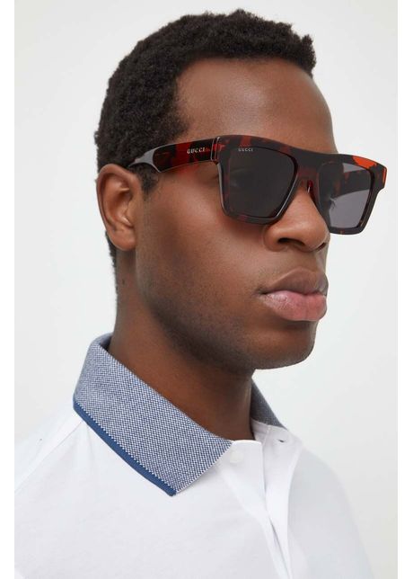 Gucci ochelari de soare barbati culoarea maro