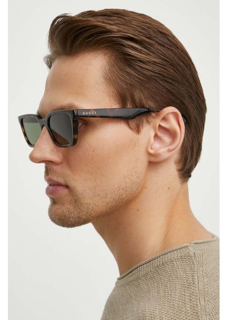 Gucci ochelari de soare barbati culoarea maro