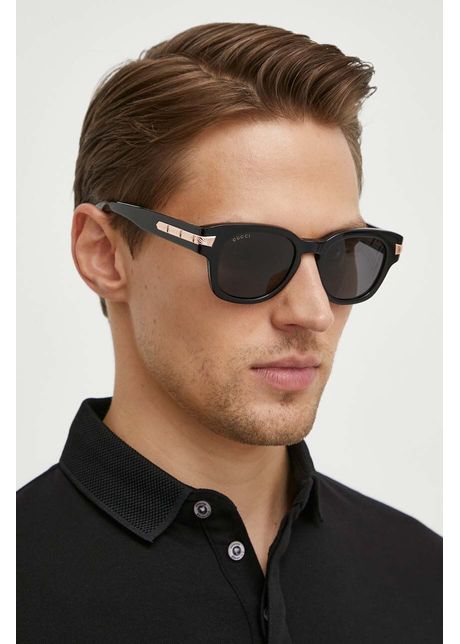 Gucci ochelari de soare barbati culoarea negru