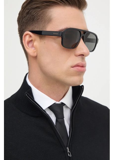 Gucci ochelari de soare barbati culoarea negru
