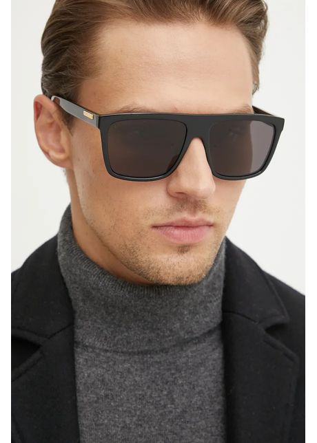 Gucci ochelari de soare barbati culoarea negru gg0748s