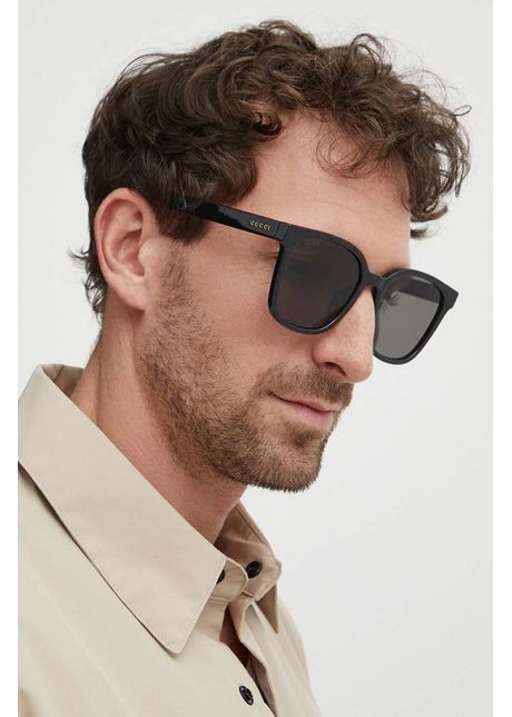Gucci ochelari de soare barbati culoarea negru gg1346sk