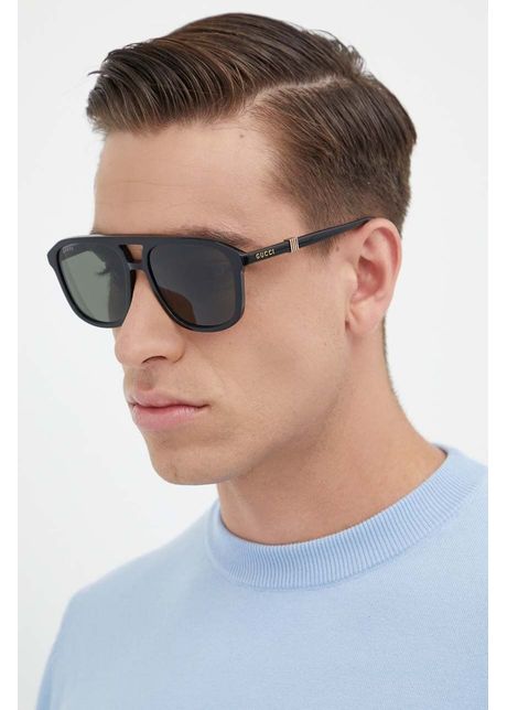 Gucci ochelari de soare barbati culoarea negru gg1494s