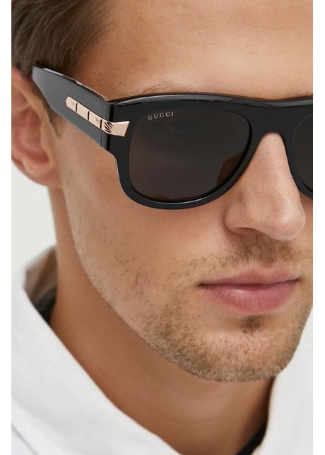 Gucci ochelari de soare barbati culoarea negru gg1517s