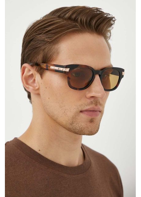 Gucci ochelari de soare barbati culoarea verde