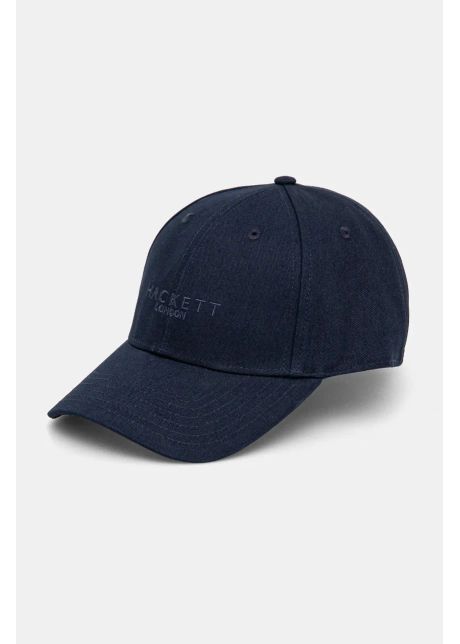 Hackett london apc de baseball din bumbac culoarea albastru marin cu imprimeu hm042652