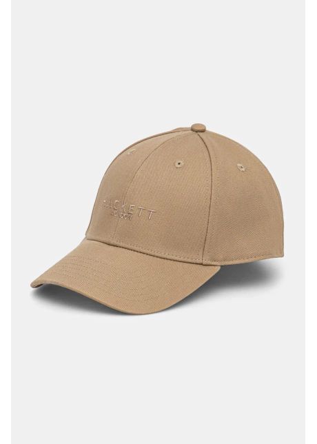 Hackett london apc de baseball din bumbac culoarea bej cu imprimeu hm042652