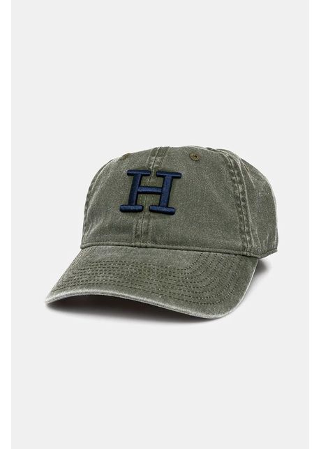 Hackett london apc de baseball din bumbac culoarea verde cu imprimeu hm042595