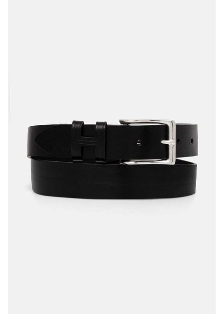Hackett london curea de piele barbati culoarea negru hm413177