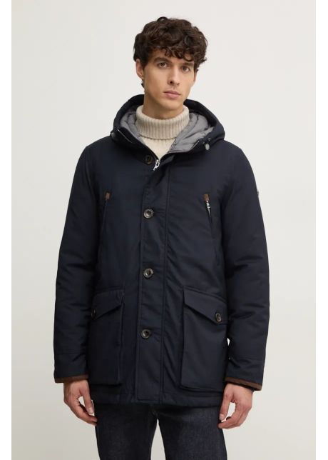 Hackett london hanorac barbati culoarea albastru marin de iarna hm403226