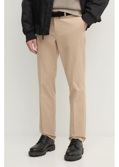Hackett london pantaloni barbati culoarea bej cu fason chinos hm212488r