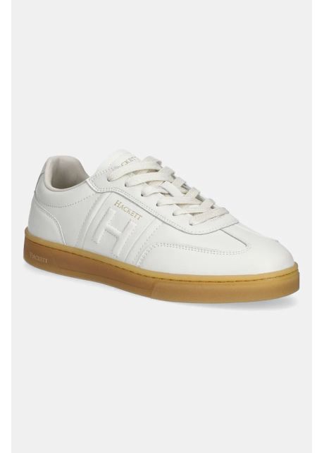 Hackett london sneakers harper crest barbati culoarea bej hms21462