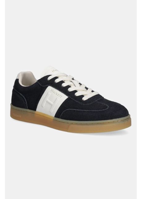 Hackett london sneakers harper heritage b rba i culoarea bleumarin hms21463