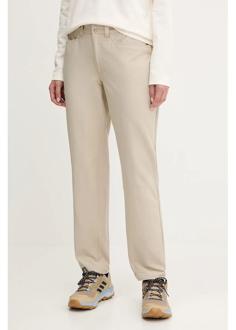 Haglöfs pantaloni Korp Lite culoarea bej, 607760