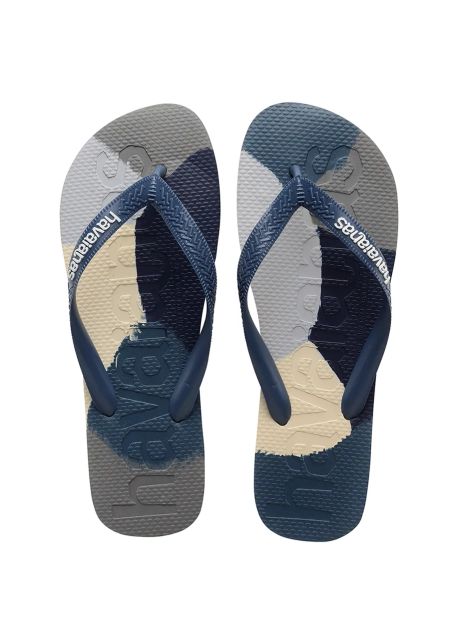 Havaianas slapi top logomania colors ii barbati culoarea albastru marin 4147526 0089