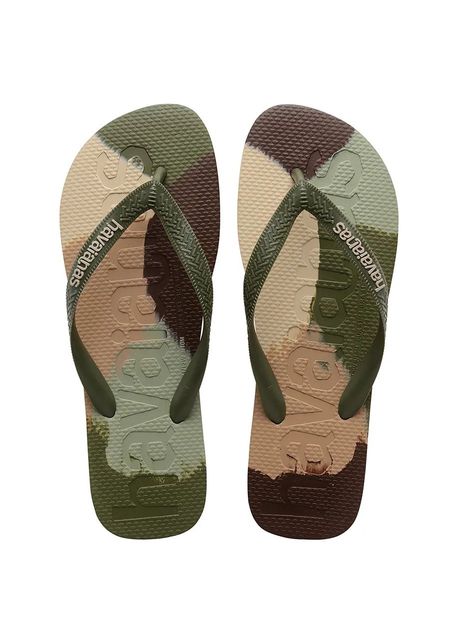 Havaianas slapi top logomania colors ii barbati culoarea verde 4147526 0869