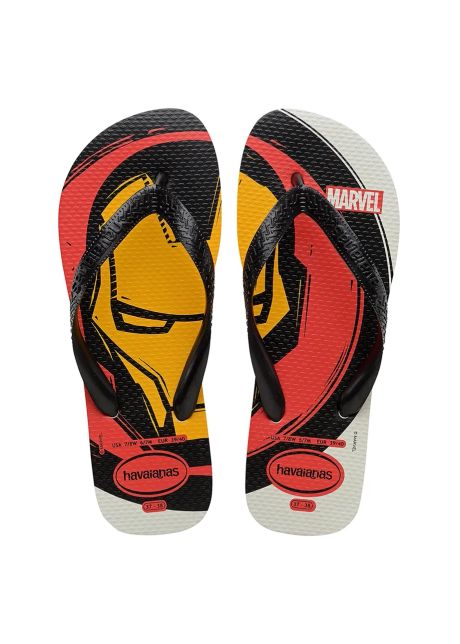 Havaianas slapi top marvel barbati culoarea negru 4146953 0001