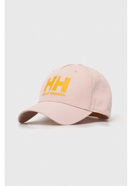 Helly hansen apc de baseball din bumbac hh ball cap 67434 001 culoarea roz cu imprimeu 67434
