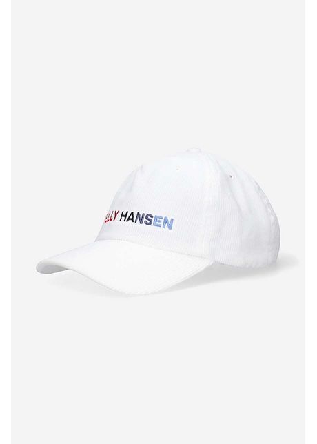 Helly hansen apc de baseball din catifea graphic cap culoarea alb cu imprimeu 48146 11