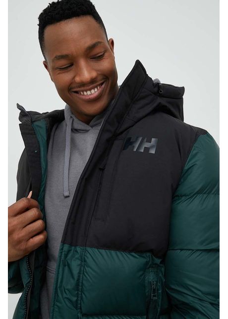 Helly hansen geac sport active puffy long jacket culoarea verde 53522