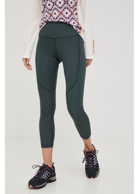 Helly hansen leggins sport constructed femei culoarea verde neted