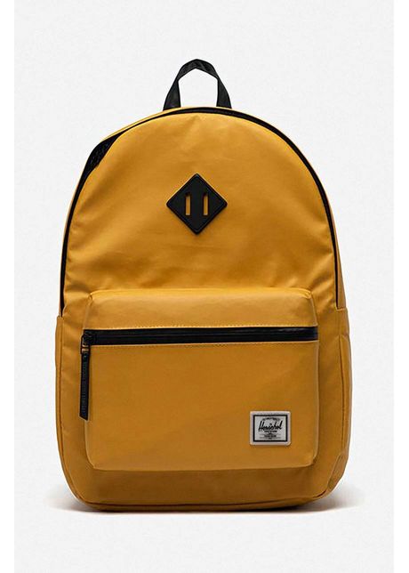 Herschel rucsac culoarea auriu mare cu imprimeu 11015 05644 zloty