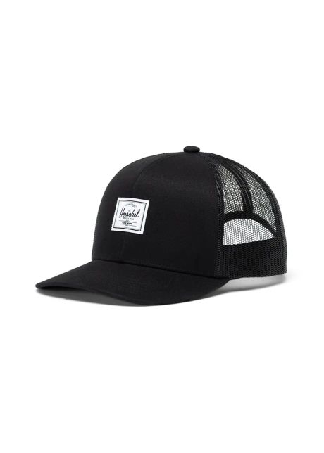 Herschel sapca culoarea negru neted 50428 00001 os