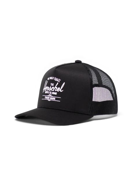 Herschel sapca culoarea negru neted 50552 00001 os