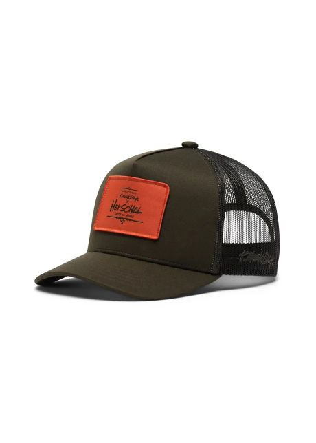 Herschel sapca culoarea verde cu imprimeu 50547 01572 os