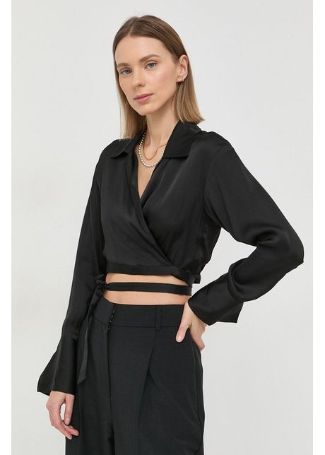Herskind bluza zikka femei culoarea negru neted