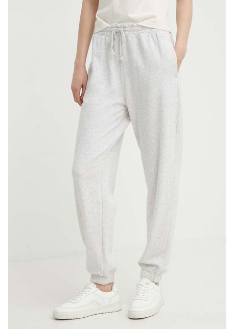 Hollister co pantaloni de trening culoarea gri melanj