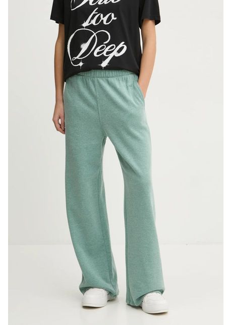Hollister co pantaloni de trening culoarea verde melanj ki347 4151